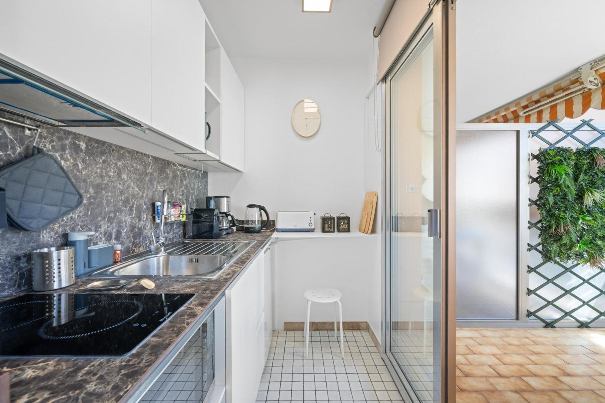 "Charmant Studio" Plein Centre, Calme, Terrasse Menton Exterior foto