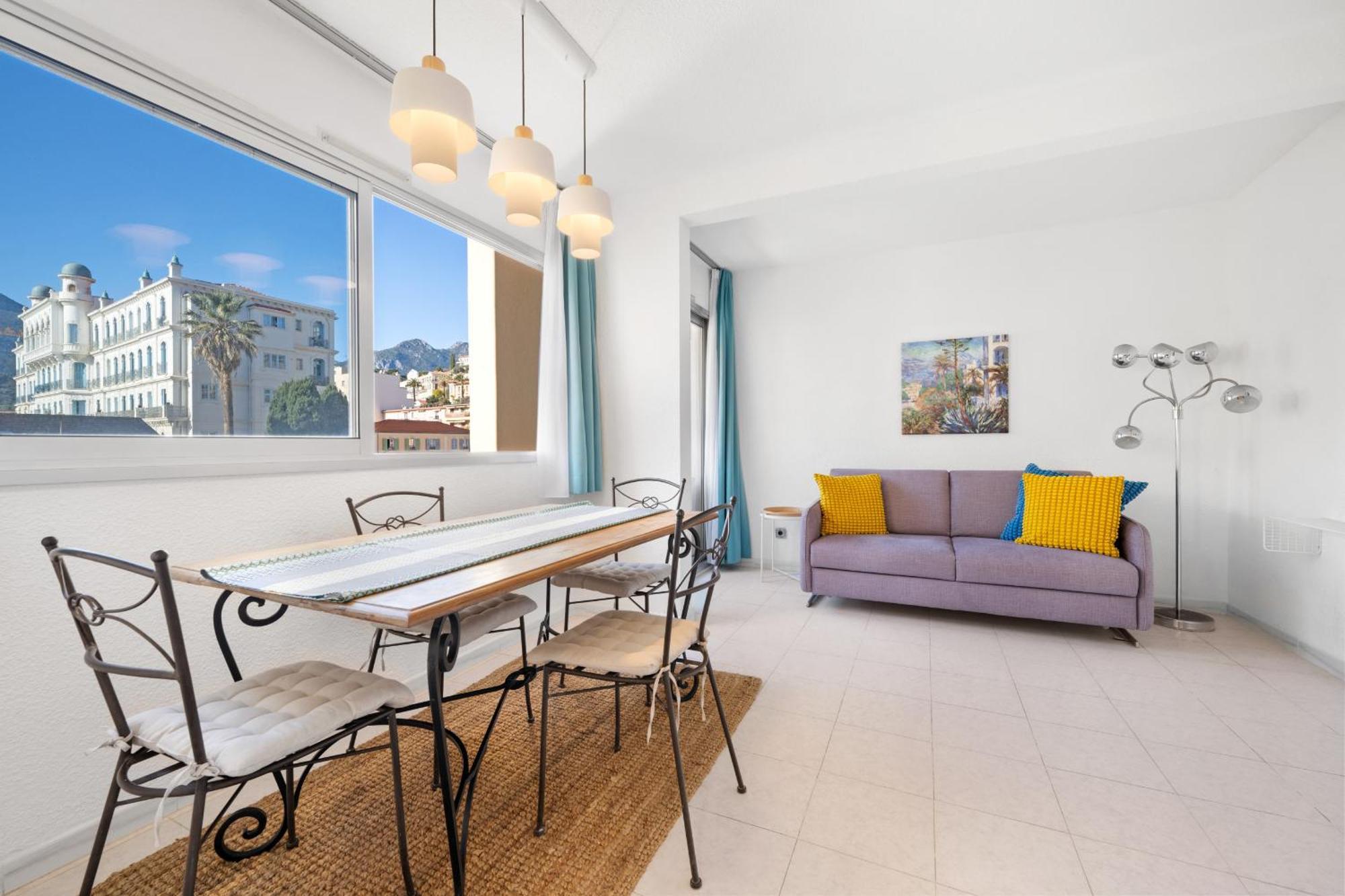 "Charmant Studio" Plein Centre, Calme, Terrasse Menton Exterior foto